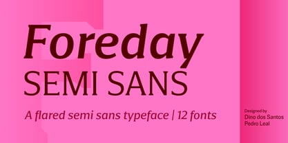 Foreday Semi Sans Font Poster 1